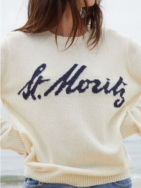 Brandy Melville Cream St Moritz Sweater
